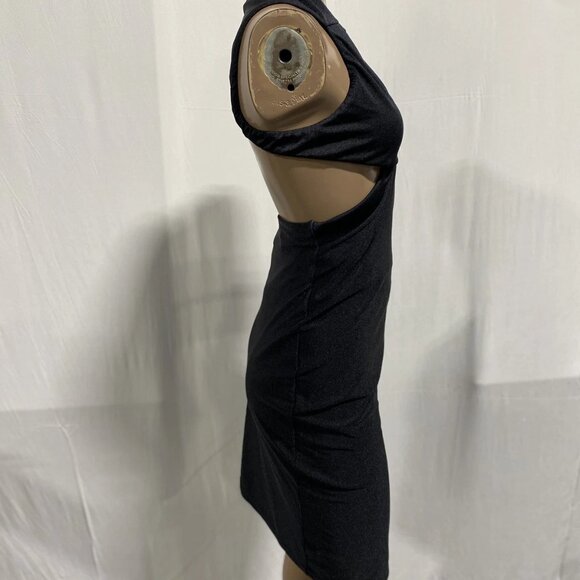 Adriana Degreas Women’s Cut-Out Solid Short Dress Black Size S - Picture 5 of 14